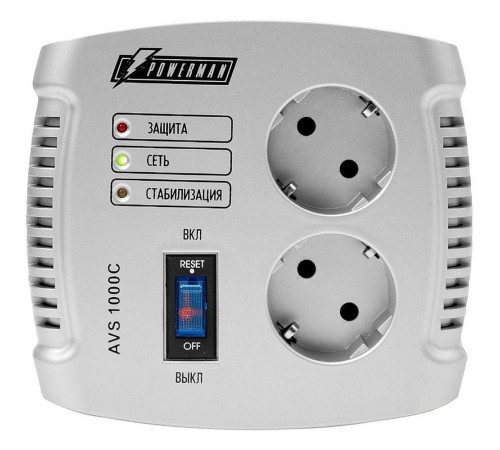 Стабилизатор напряжения Powerman AVS 1000 C, белый