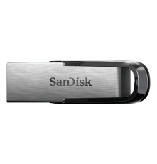 USB накопитель 64GB SanDisk Ultra Flair, USB 3.2, серебристый/черный