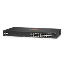 Коммутатор HPE Aruba 6100 Managed 24G JL678A, черный