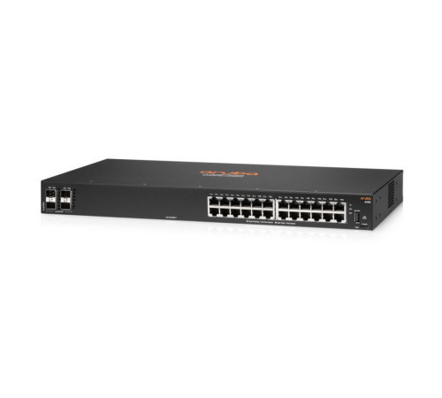 Коммутатор HPE Aruba 6100 Managed 24G JL678A, черный