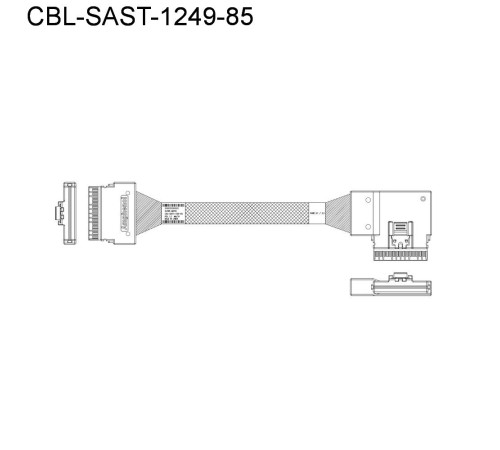 Кабель SuperMicro Cable Kit with 11 NVMe cables for X12 Ultra 220U-TNR