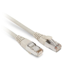 Патч-корд Hyperline U/FTP, экранированный, Cat.6, LSZH, 1 м, серый