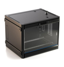 Шкаф Hyperline TWB-FC-1266-GP-RAL9004, черный