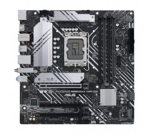 Материнская плата ASUS PRIME B660M-A WIFI D4 LGA1700 mATX 4xDDR4 3xPCIEx16 2xM.2 DP 2xHDMI GLAN Wi-Fi 6 (90MB1AE0-M1EAY0)