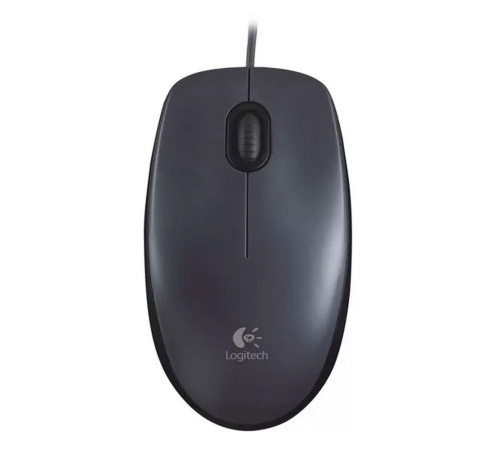Мышь проводная Logitech M90 USB Dark Grey