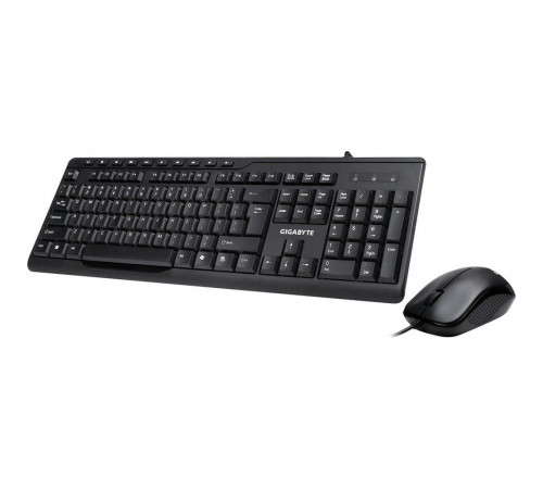 Комплект клавиатура и мышь Gigabyte GK-KM6300 RU, проводные (USB, 1.5м), 1000dpi, {20} (551179) комплект клавиатура + мышь, проводные (USB, 1.5м), 1000dpi, (20) (551179)