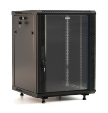 Шкаф Hyperline TWB-FC-1866-GP-RAL9004, черный