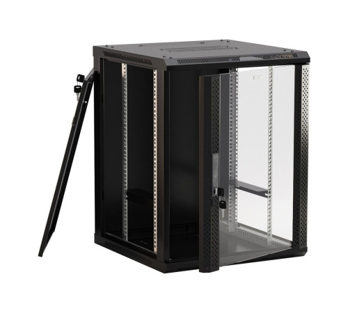 Шкаф Hyperline TWB-FC-1866-GP-RAL9004, черный