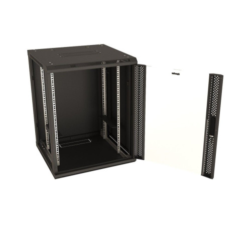 Шкаф Hyperline TWB-FC-1866-GP-RAL9004, черный