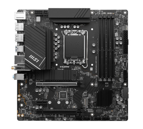 Материнская плата MSI PRO B760M-A WIFI DDR4 (LGA1700)