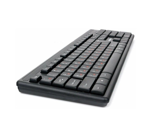 Комплект (клавиатура/мышь) проводной Гарнизон GKS-126, черный