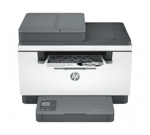 МФУ HP LaserJet M236sdw А4, лазерное, черно-белое, 29стр/мин, 600dpi, 500МГц, 64Мб, 40АПД, USB/Ethernet/WiFi/Bluetooth/AirPrint/Mopria, 700стр/картридж (9YG09A)