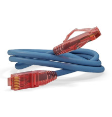 Патч-корд Hyperline U/UTP, Cat.5е, LSZH, 1.5 м, синий