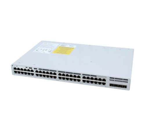 Коммутатор CISCO Catalyst 9200L (C9200L-48P-4G-E), серебристый