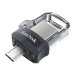 USB накопитель 64GB SanDisk Ultra Dual Drive m3.0, USB 3.2, черный/серебристый