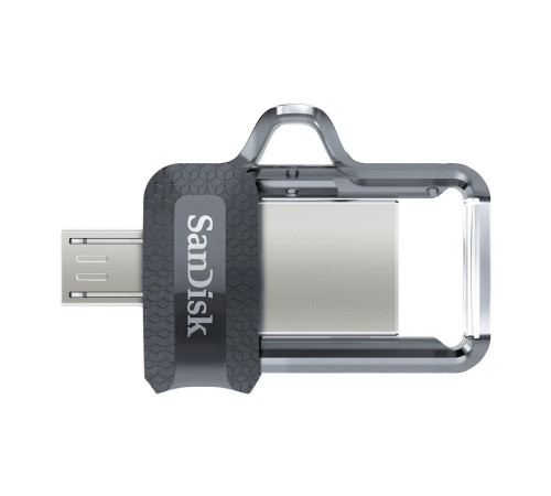 USB накопитель 128GB SanDisk Ultra Dual USB 3.2 Gen 1, черный/серебристый