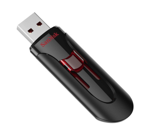 USB накопитель 128GB SanDisk Cruzer Glide 3.0, USB 3.2, черный