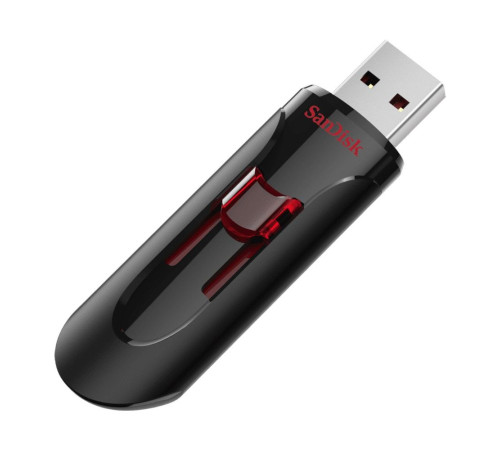 USB накопитель 128GB SanDisk Cruzer Glide 3.0, USB 3.2, черный
