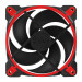 Вентилятор для корпуса Arctic Cooling BioniX P120, красный/черный