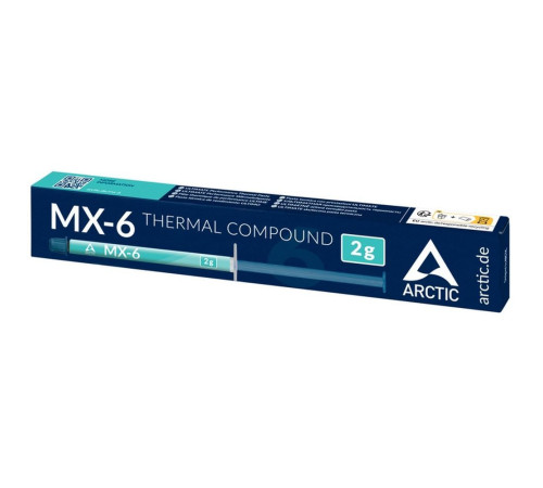 Термопаста Arctic Cooling  MX-6 Thermal Compound 2 грамма (ACTCP00079A)