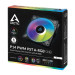 Вентилятор для корпуса Arctic Cooling ARCTIC P14 PWM PST A-RGB, черный/белый