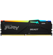 Модуль памяти Kingston 32GB DDR5 5200 DIMM FURY Beast RGB XMP Gaming Memory   KF552C40BBA-32 Non-ECC, CL40, 1.25V, 2RX8 40-40-40  288-pin 16Gbit, RTL