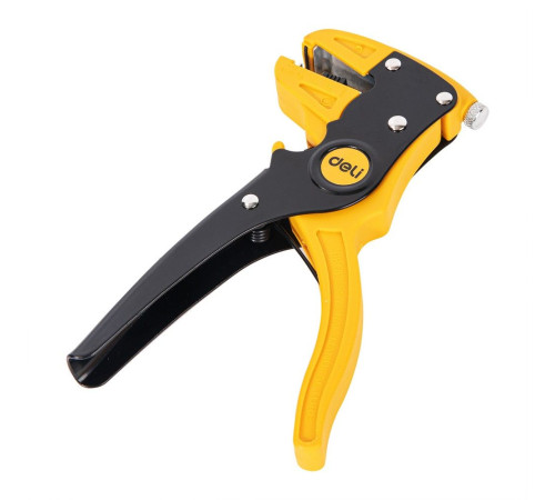 Автоматические клещи (стриппер) Deli DL2003 для снятия изоляции, 180мм, диапазон зачистки 0,5-6 мм