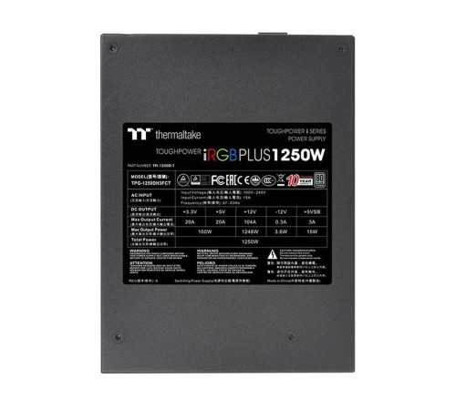 Блок питания 1250 Вт Thermaltake Toughpower iRGB PLUS