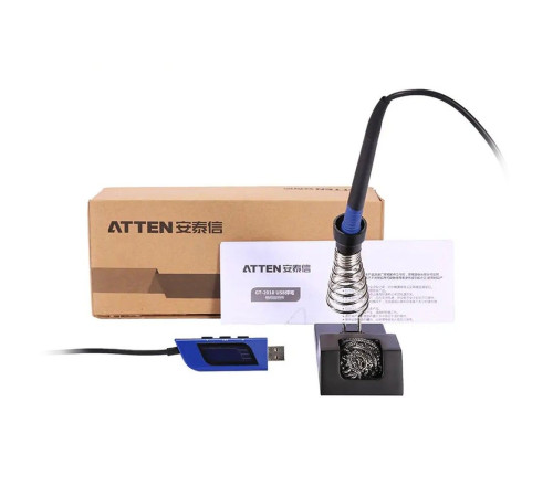 Паяльная станция Atten GT 2010+ , 10Вт, температура +150С+480С, USB-интерфейс