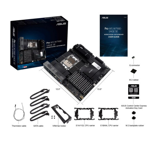 Материнская плата ASUS PRO WS W790E-SAGE SE (LGA4677) RTL