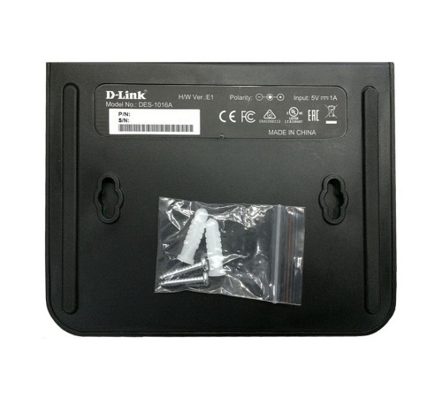 Коммутатор D-Link DES-1016A/E2A, черный