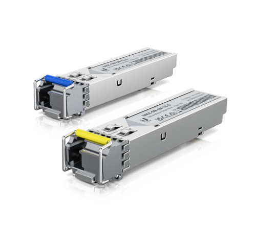 Трансивер Ubiquiti UACC-OM-SM-1G-S-2, двунаправленный одномодовый, 1 Гбит/с, 3 км  (2 шт./комплект)