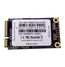 Твердотельный накопитель AMD Radeon R5MS512G5, 512GB, mSATA