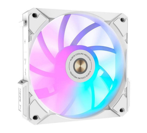Вентилятор для корпуса ALSEYE COOLING FAN i12W-K3, белый (комплект 3 шт.)