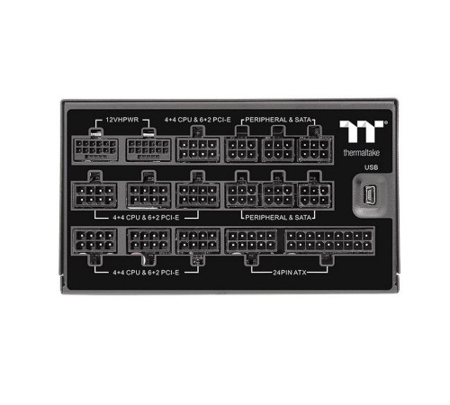 Блок питания 1650 Вт Thermaltake Toughpower iRGB PLUS, черный