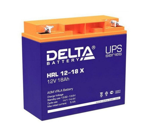 Аккумуляторная батарея Delta HRL 12-18 X