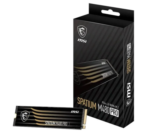 Твердотельный накопитель MSI SSD SPATIUM M480 Pro, 4TB, M.2(22x80mm)