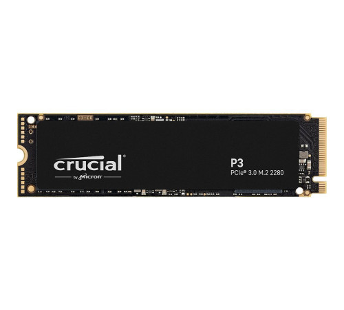 Твердотельный накопитель Crucial P3 1TB M.2(22x80mm) NVMe (PCIe Gen 3 x4) (3500 MB/s Read 3000 MB/s Write), OEM