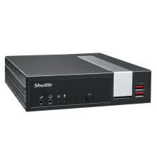 Платформа мини ПК Shuttle DL20N, Intel Celeron N4505/Fanless Support/ w/o wifi, черный