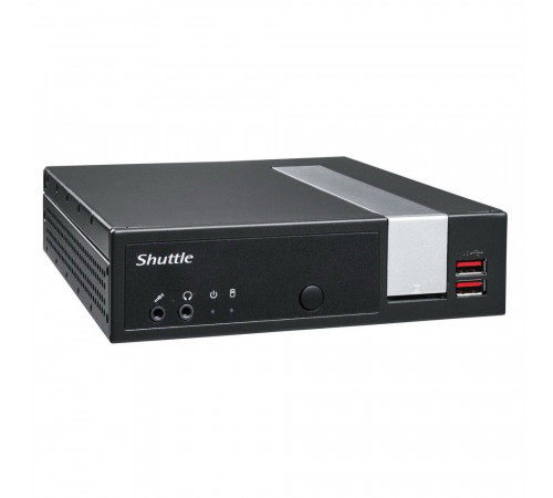 Платформа мини ПК Shuttle DL20N, Intel Celeron N4505/Fanless Support/ w/o wifi, черный