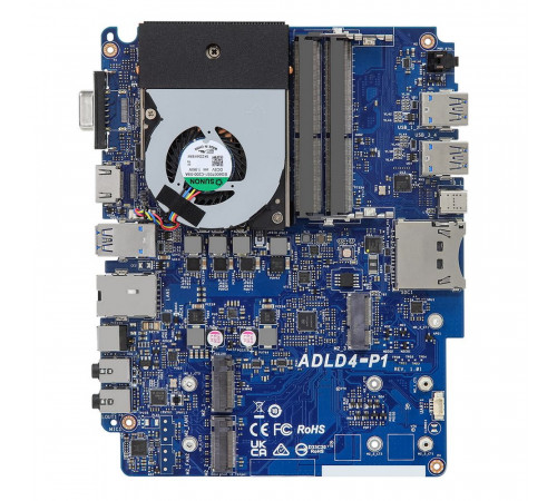 Платформа мини ПК ASRock Mars, Intel Core i5-1235U/2xSO-DIMM DDR4/max 64GB/no SSD/Wi-Fi/BT/черный