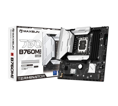 Материнская плата Maxsun MS-Terminator B760M D4 WIFI6E (LGA1700)