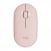 Мышь беспроводная Logitech Pebble M350 Pink розовая, оптическая, 1000dpi, 2.4GHz, USB-ресивер, бесшумная, под обе руки
