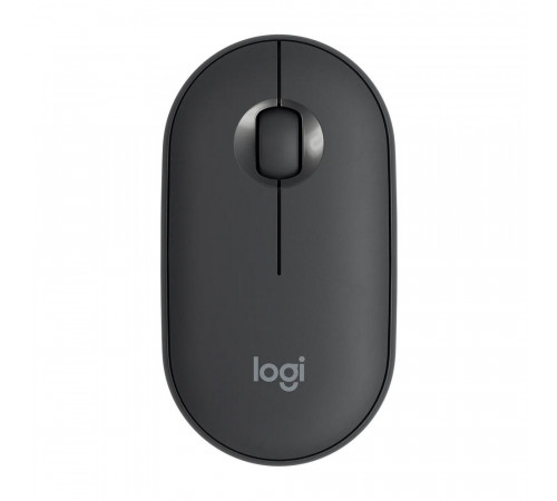 Мышь беспроводная Logitech Pebble M350 Black черная, оптическая, 1000dpi, 2.4GHz, USB-ресивер, бесшумная, под обе руки