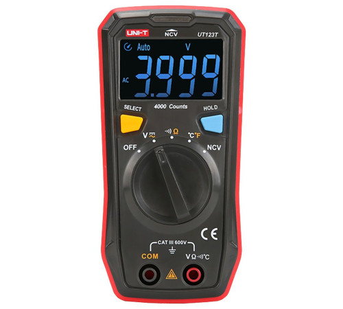 Измеритель напряжения переменного/постоянного тока UNI-T UT123T