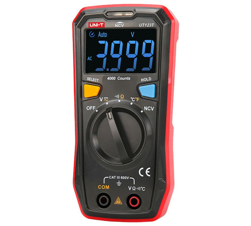 Измеритель напряжения переменного/постоянного тока UNI-T UT123T