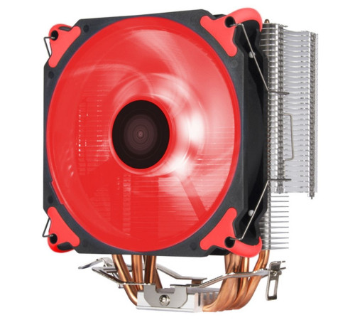 Вентилятор для процессора Silverstone AR12I-edm, черный/красный