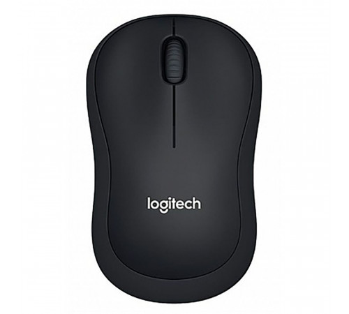 Мышь беспроводная Logitech B220 Silent Black черная, оптическая, 1000dpi, 2.4GHz, USB-ресивер, бесшумная, под любую руку, RTL