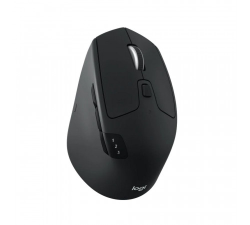 Мышь беспроводная Logitech M720 Triathlon черная, оптическая, 1000dpi, Bluetooth + 2.4GHz, USB-ресивер (Logitech Unifying®), 8 кнопок, под правую руку