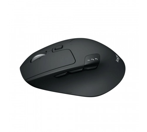 Мышь беспроводная Logitech M720 Triathlon черная, оптическая, 1000dpi, Bluetooth + 2.4GHz, USB-ресивер (Logitech Unifying®), 8 кнопок, под правую руку